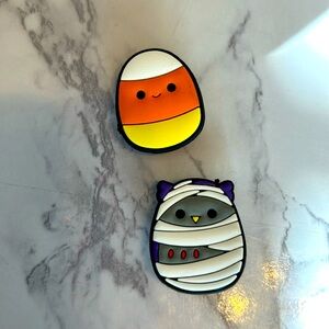 Halloween squishmallow croc charms